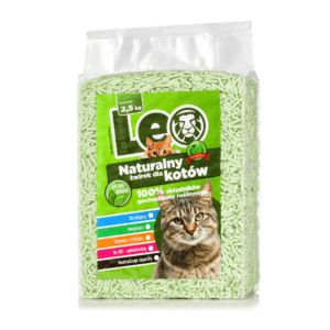 Żwirek dla kota Leo naturalny żwirek Tofu o zapachu zielonej herbaty