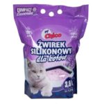 Żwirek silikonowy compact lawenda 3,8 L