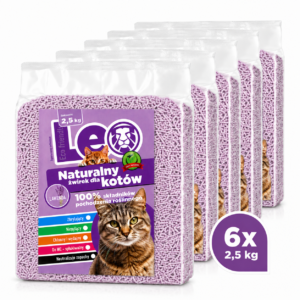 Żwirek dla kota Leo Lawendowy 15kg