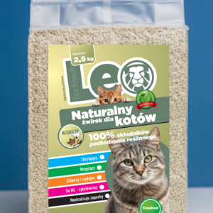 Żwirek dla kota Leo - Naturalny kruszony