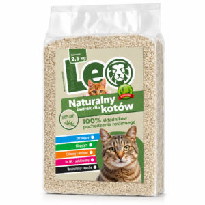 Żwirek dla kota Leo - Naturalny kruszony