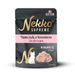 NEKKO SUPREME Kitten Tuńczyk z łososiem w galaretce 70g