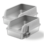 2 x Kuweta XL dla kota ze stali nierdzewnej