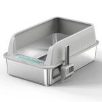 Kuweta XL dla kota ze stali nierdzewnej