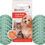 Flamingo Lick Pad Mata antystresowa S zielona