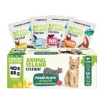 ANIMAL ISLAND Mix smaków 40x85g w rosole - saszetka dla kota